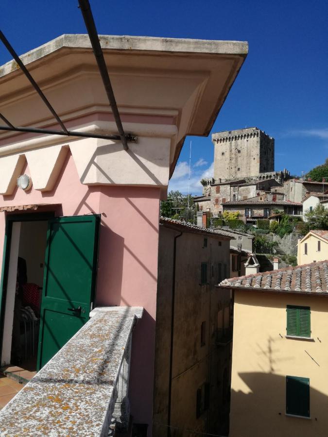 Mansarda Panoramica: Solarium with Historic Sarteano Views Apartment Exterior photo
